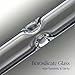 8-Pack Borosilicate Glass Tubes, 4 Inch Long, 12mm OD, 2mm Thick Wall - Heavy Duty Fire-Polished Glass Blowing Tubing for Lab, DIY, Art & Industrial Use (Clear)