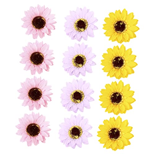 GRADENEVE 12個 せっけんひまわり valentines day valentines ひまわり石鹸 アーティフィシャルフラワーギフト 装飾ひまわり 繊細なソープフラワー