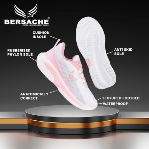 Image of BERSACHE Premium Sports,Walking,Gym,Cricket, Trending Running Shoes for Womens /Girls
