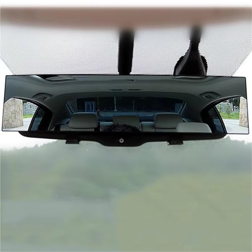 Espejo retrovisor interior gran angular panorámico con blu-ray antideslumbrante para coche HD 5