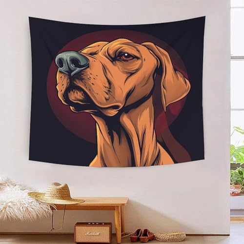 Tapisserie chien Labrador 3D grand drap de plage et déco pour chambre
