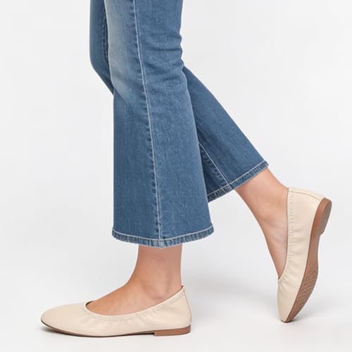 Image of LM Women's Ballet Flats Round Toe Slip On Flats Shoes Casual Dress Shoes Foldable Portable Travel Ballet Flat