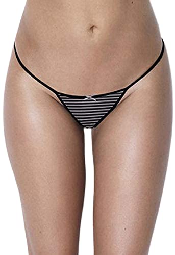 sizzlestyle 5 Pcs Thong Variety Pack for Women, Microfiber, Mixed Style-picture-15