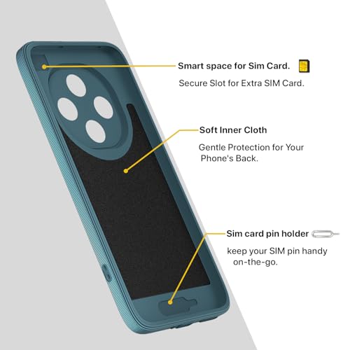 Image of Outlouders Back Cover for Oppo F31 Pro 5G Soft Matte Silicone Cover with Slim Fit | Mag-Safe Logo (Not Mag-Safe Compatible) | Shockproof | Camera Protection Bumper Case (Indigo)