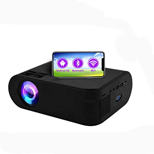 ® WiFi Video-Beamer 1080P Full HD - Bluetooth Projektor- Video Beamer Unterstützung 4K Film Video Online-Herunterladen APP-WiFi Beamer Für