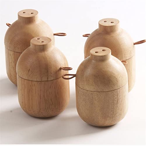 Boîte de rangement pour cure-dents en bois naturel, accessoire de table et maison