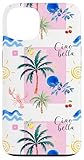 夏 レモン 休日 海 ヤシの木 アート スマホケース iPhone 13 用