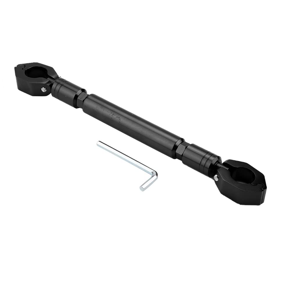 FTVOGUE Barre d'équilibre de moto en alliage d'aluminium, universel pour guidon de mm, noir