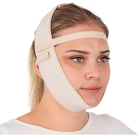Post Surgery Facial Compression Garment - 100 Pack (Beige) Cover