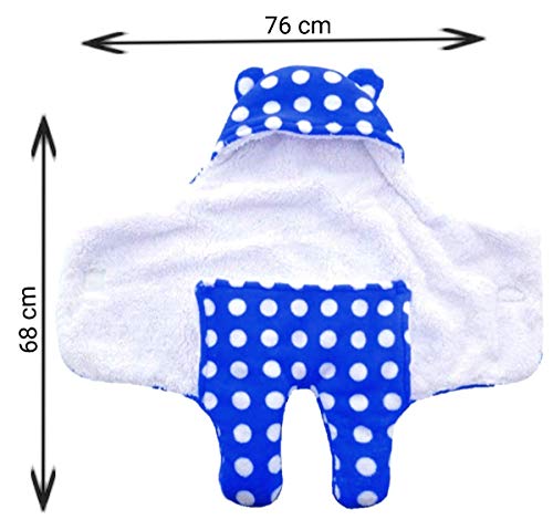 Image of BRANDONN Baby Blanket Newborn Gift Pack of Swaddle Wrapper, 0-9 Months, Length 68 cm x Width 68 cm