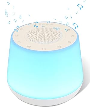 AMAZON - E EVEBYRA Baby White Noise Machine,32 Soothing Sounds with Night Light,Volume Control,4 Timer Portable and Rechargeable Sound Machine, Perfect for Infants,Toddlers, Kids, Adults, Home, Office, Travel