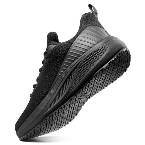 Image of Women's Non Slip Work Shoes Slip Resistant Waterproof Chef Shoe for Women Working in Kitchen Restaurant Food Service Slip-On Design Walking Sneakers Zapatos Trabajo