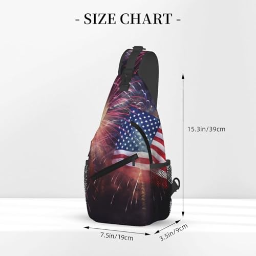 Bolso cruzado de hombro tipo sling para hombre negro miniatura 3