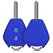 Produktbild kwmobile Autoschlüssel Hülle für Suzuki - Silikon Schutzhülle Schlüsselhülle Cover für Suzuki Sport 2-Tasten Autoschlüssel Blau