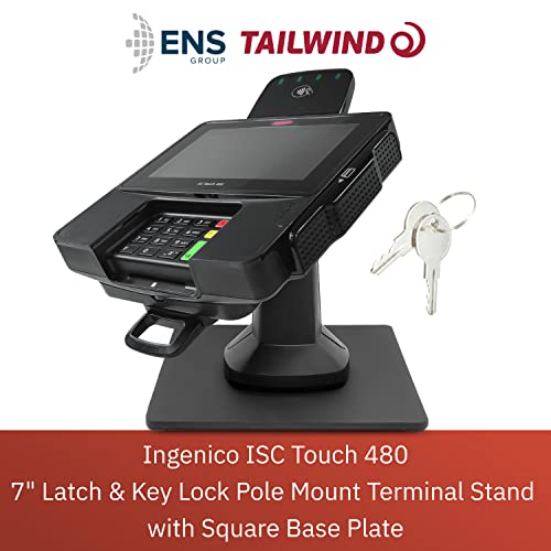 Base para terminal Ingenico ISC 480 7" con bloqueo y soporte miniatura 2