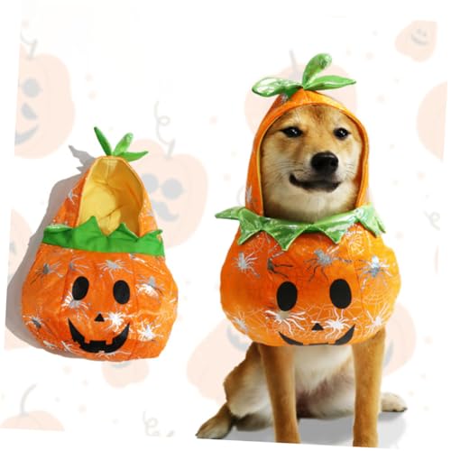 Disfraz para perro en forma de calabaza Halloween talla L miniatura 5
