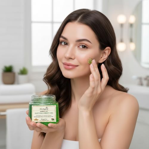 Image of HERBIGIRI HERBAL ALOEVERA FACE GEL WITH LIQORICE & CUCUMBER EXTRACTS