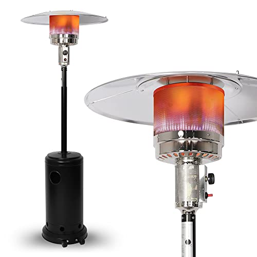 Vilobos Outdoor Patio Heater Standing Gas LP Propane Heater with Wheels
