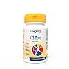 LongLife® K-2 Gold | Con vitamina K2 da natto (MenaQ7®) | Alta biodisponibilità | Benessere osseo e cardiovascolare | Fino a 2 mesi di trattamento | Senza glutine