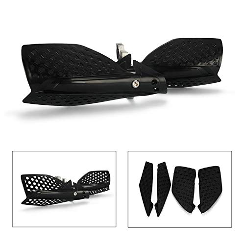 Image of Motorcycle Handguards Double Layer Protection 7 /8 inchand 11 /8 inchUniversal for CRF250R CRF300L KLX 300 KLX 250S RMZ450 DRZ125 YZ85 YZ125 CLX 700 Black