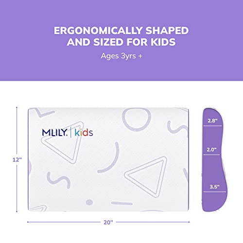 MLILY Adjustable Kids Memory Foam Pillow