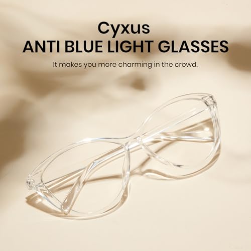 Image of Cyxus Cat Eye Blue Light Glasses for Women Reduce Eye Strain 8246 | UV Protection, Eye Protection, Ideal for Office Work or Daily Wear