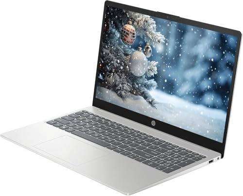 Image of HP 15.6 inch FHD Business & Student Laptop Computer, 64GB RAM 2TB SSD, 10-Core Intel Core i5, Windows 11, PLUSERA Earphones, Silver