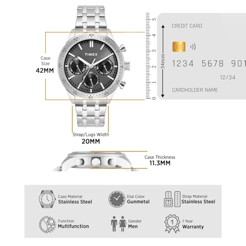 Image of TIMEX Round 42mm Dial Analog Men Watch
