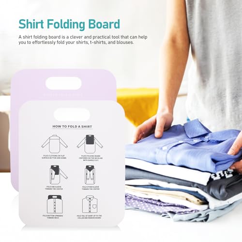 Tabla plegable para camisa con guías de alineación perfecta en plástico rígido Cabilock 7