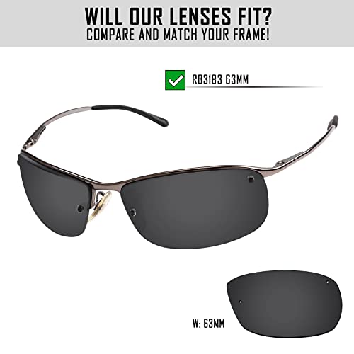 Image of Polarized Replacement Lenses for Ray-Ban RB3183 63mm Sunglass