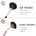 ENERGY Fan Brush Professional Blush Brush Soft Vegan Synthetic Makeup Brush for Face Highlighting,Buffing and Blending with Powder Cream Cosmetics Blusher Highlighter Applicator