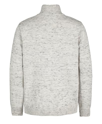 Image of Calvin Klein Boys' Half Zip Pullover Sweater, Ribbed Neckline & Logo Detailing