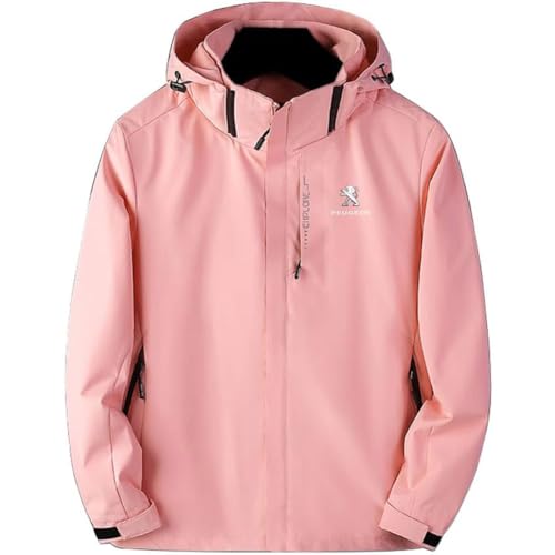 HYFZXWX Paar Softshelljacke P-eugeot Damen Kapuzenjacke Wasserdichte...