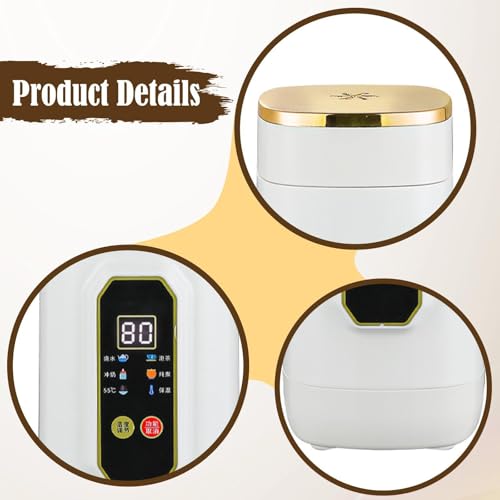 Tetera eléctrica portátil 650ml acero inoxidable miniatura 3