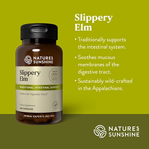 Nature's Sunshine Slippery Elm 100 Capsules #TOP3