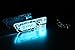 Futuristic Cyber LED Keychain | Different Designs - Circuit Board, Green Code, Binary Code, Personalised | Gift For Programmer Gamer