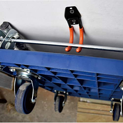 Garage Garden Tool Organizer, Heavy Duty Garage Storage Hooks, Hanging Utility Wall Mount Hooks, Tool Storage Organizer for ladders Chairs Shovels and Other Tools, 6-Pack (Type-2)