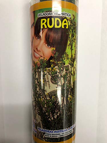 Rue (Ruda) 7 Day Prepared Scented Candle in Glass