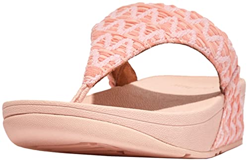 FitFlop FZ4A35 070 LULU GEO Webbing   Sandalias de dedo del pie, color rosa sal US09