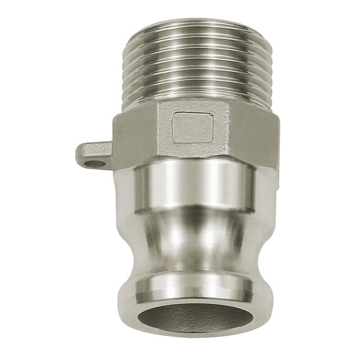 RIEGLER 108137-1116.30-ES Kamlok - Conector rápido con AG, tipo F, ES 1.4401, R 3, 1 unidad