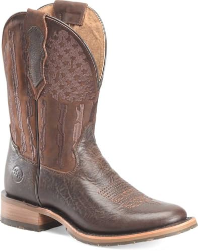 DOUBLE-H Men's DH7032 Beryl, Dark Brown - 8.5 D