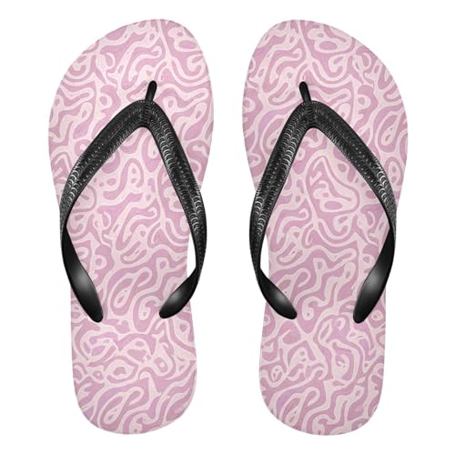 Pink Purple Flip Flop Beach Summer Casual Sandal for Women & Men Shower Shoes 20861835