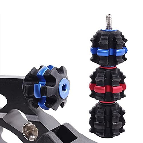 Zshjg Archery Stackable Bow Stabilizer Ball Reduce Shock Absorber Balance Bar Vibration Damper Silencer For Recurve Compound Bow Hunting Shooting (Black) #TOP1