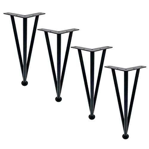 Pieds de table réglables de 0 à 2,5 cm en métal robuste pour armoire