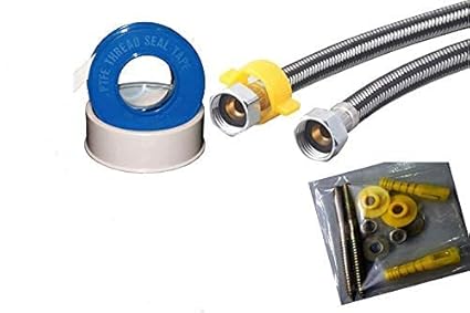 New Trend Geyser Connection Installation Kit 1 Set of Connection Pipe /1 Ptfe Tape, 1 Fastener Kit (30 INCH)