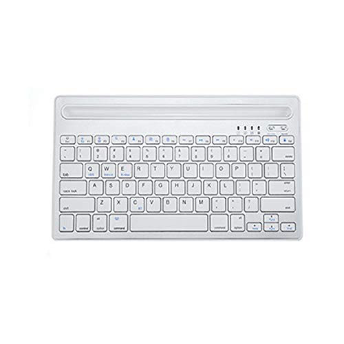 Preisvergleich Produktbild HJL Bluetooth-Tastatur, Dual-Channel-Multi-Device Universal Wireless Bluetooth wiederaufladbare Tastatur mit stabilem Stand für Tablet Smartphone PC Windows Android Ios Mac