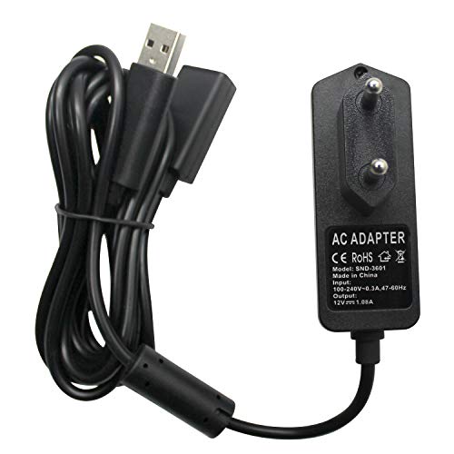 Ostent Eu Ac Power Supply Cable Cord Adapter For Microsoft Xbox 360 Kinect Sensor Camera #TOP5