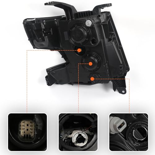 FIONE 2015–2020 Chevy Tahoe Headlights | Halogen LED DRL Replacement - Image 5