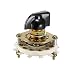 uxcell 1P10T 1 Pole 10 Position 1 Deck Band Channel Rotary Switch Selector with Plastic Knob