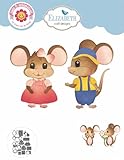 Elizabeth Craft Die Set – Little Mouse – Metal Die Cuts - 20 Pcs - Ideal for Cardmaking, Scrapbooking & Creative Paper Crafts – Crafting & Stamping Supplies